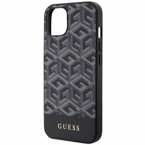 Guess GUHMP14SHGCFSEK iPhone 14 6.1" melns/melns cietais apvalks GCube Stripes Magnētiskais
