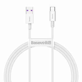 USB Kabelis Baseus "Superior" Balts "Type-C" 100cm (up to 66W / 6A)