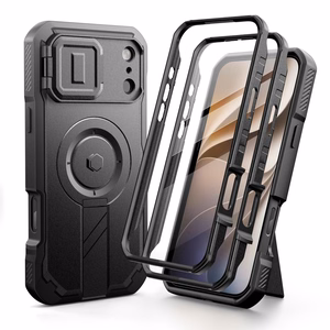 Tech-Protect Kevlar MagSafe 2 maciņu komplekts, paredzēts iPhone 18 Pro / 17 Pro, melns