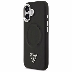 Guess Trīsstūra logotipa magnētiskais apvalks iPhone 17 - melns