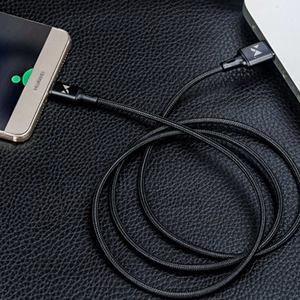 Wozinsky kabelis USB - microUSB 2,4A 1m melns (WUC-M1B)