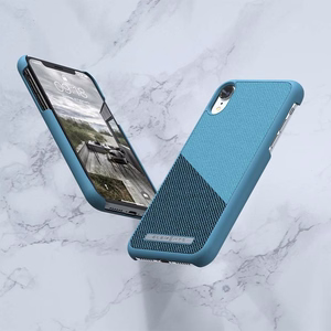 Nordic Elements Saeson Freja vāciņš ierīcei iPhone XR, tumši zilzaļš
