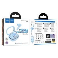 HOCO bezvadu Bluetooth austiņas TWS EQ6 zilas