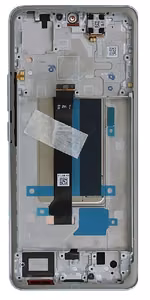 LCD screen Xiaomi Redmi Note 13 Pro+ 5G ar touch screen ar frame Moonlight Balts original (service pack)