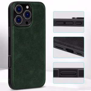 Maciņš X-Level "Earl III Collection" paredzēts Apple iPhone 16 Pro Max tumši zaļš