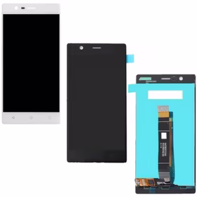 LCD Displejs Saderīgs ar Nokia 3 Melns HQ