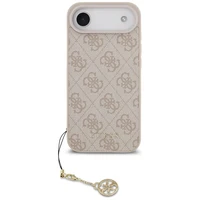 Guess 4G Charms Collection Magnētiskais viedtālruņa apvalks iPhone Air - rozā