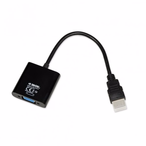 iBox IAHV01 video kabeļa adapteris HDMI Type A (Standard) VGA (D-Sub) melns