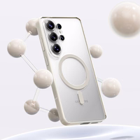 Rock Crystal Armor Series Magnetic Maciņš for Samsung Galaxy S26 Plus melns