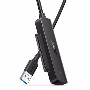 Ugreen adapter converter for 2.5" SATA III 3.0 HDD SSD drive - USB 3.2 Gen 1 (USB 5 Gbps) black (70609 CM321)