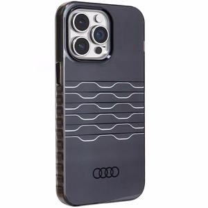 Audi IML Magnētiskais viedtālruņa apvalks iPhone 14 Pro Max - melns