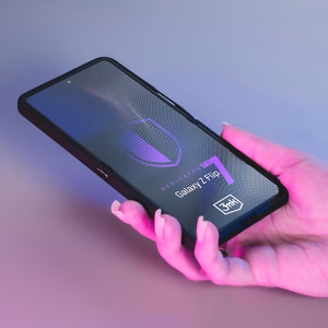 3mk Satin Armor Case+ для Samsung Galaxy Z Flip 7 - прозрачный чёрный
