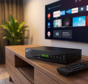 Esperanza EV107R – DVB-T2 H.265/HEVC digitālās virszemes televīzijas uztvērējs, melns