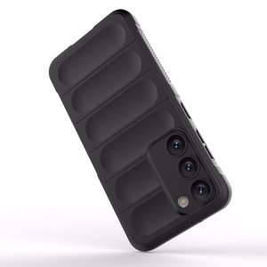 Magic Shield viedtālruņa apvalks Samsung Galaxy S23+ elastīgs bruņots pārsegs melns