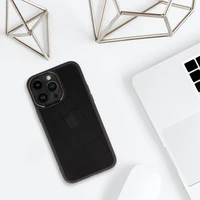 Viedtālruņa apvalks Iphone 15 Plus - melns caurspīdīgs