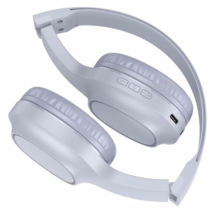 HOCO bezvadu austiņas Bluetooth W46 - gaiši zilas