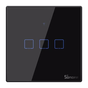 Viedais slēdzis WiFi + RF 433 Sonoff T3 EU TX (3 kanāli)