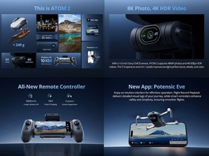 Dronu komplekts POTENSIC Atom 2 Fly More