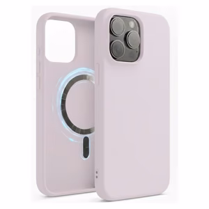 Maciņš "TM MagSafe Silicone" iPhone 14 Pro Max / Ceriņu /