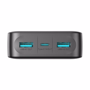Portatīvais lādētājs Joyroom JR-PBF14 2.4A LED 20000mAh (melns)