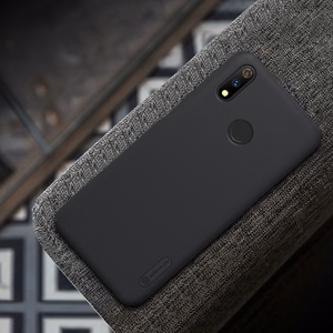 Nillkin Super Frosted Shield vāciņš ierīcei Realme 3 Pro / Realme X Lite, melns