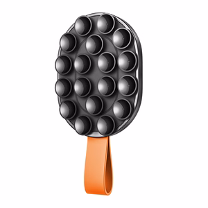 Joyroom JR-ZS393-S magnētiskais turētājs ar piesūcekņiem 4.7–7" tālrunim - melns un oranžs