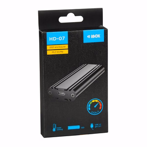 iBox HD-07 SSD korpuss melns M.2
