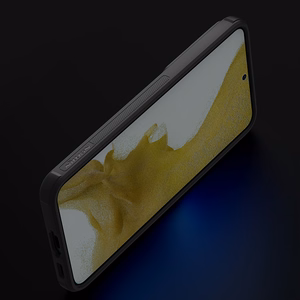 Nillkin Textured S viedtālruņa apvalks Samsung Galaxy S23+ ar kameras vāciņu melns