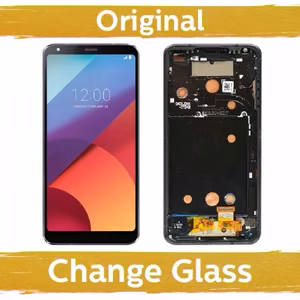 LCD displejs saderīgs ar LG H870 G6 melns ar rāmi (atjaunots: Ķīna)