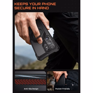Supcase UB Grip Mag MagSafe futrālis Samsung Galaxy S26 Ultra - Melns
