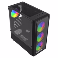 Savio Noctis Flow RGB Cube melns