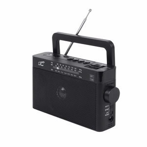 LTC portable radio SONA, Bluetooth, USB, TF, melns