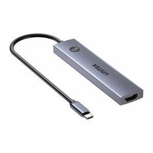 UNITEK USB-C 7-in-1 sadalītājs PD 100W HDMI 2.0 ar ieslēgšanas/izslēgšanas slēdzi