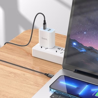 Kabelis USB C uz USB C Hoco 3A 60W 2 m X89 melns