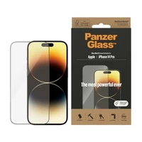PanzerGlass Ultra-Wide Fit antibakteriālais rūdītais stikls iPhone 14 Pro viedtālrunim