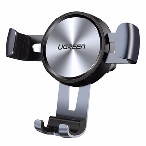 Ugreen auto gravitācijas turētājs ventilācijas restēm pelēks (50564)