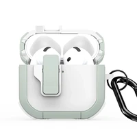 DUX DUCIS PECP - TPU+PC aizsargapvalks AirPods 4 balts zaļš