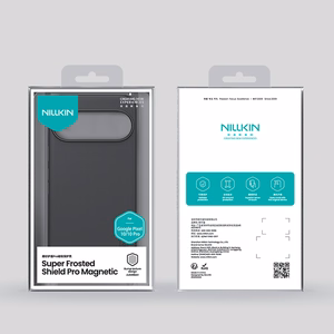 Nillkin Super Frosted Shield Pro magnētiskais apvalks priekš Google Pixel 10/10 Pro, saderīgs ar MagSafe - melns