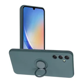 Silikona gredzenveida apvalks viedtālrunim SAMSUNG A34 5G - zaļš