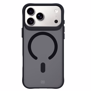 Чехол 3mk Smoke MagCase для iPhone 17 Pro Max - чёрный полупрозрачный