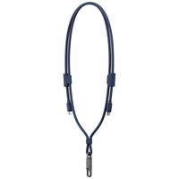 Kabelis ENERGEA Lasso Lanyard siksniņa telefonam USB-C - USB-C 1.5m 240W zils