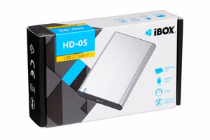 iBox HD-05 HDD/SSD korpuss pelēks 2,5"