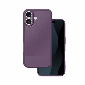 Simple Carbon viedtālruņa apvalks iPhone 17 6,3" violets