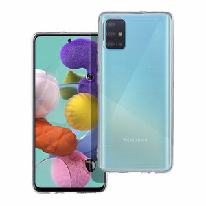 Caurspīdīgs viedtālruņa apvalks 2 mm SAMSUNG A51 caurspīdīgs