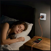 Kabelis USAMS U92 18W USB-C uz USB-A 1.2m oranžs