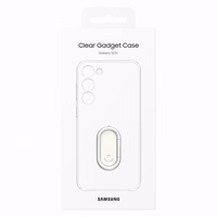 Samsung caurspīdīgs viedtālruņa apvalks Samsung Galaxy S23+ ar gredzena turētāju un statīvu caurspīdīgs (EF-XS916CTEGWW)