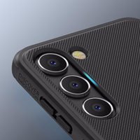 Nillkin Super Frosted Shield Pro viedtālruņa apvalks Samsung Galaxy S23+ ar statīvu sarkanā krāsā