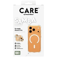 CARE by PanzerGlass Modes Samba apvalks ar baltu Magnētisko iPhone 17 Pro - Caurspīdīgs