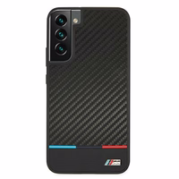 Viedtālruņa apvalks BMW M Collection Triangles Case Samsung Galaxy S22+ melns