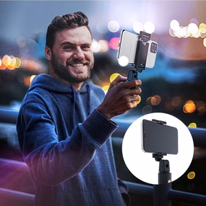 Selfie statīvs ar bezvadu attālināto vadību K07 melns